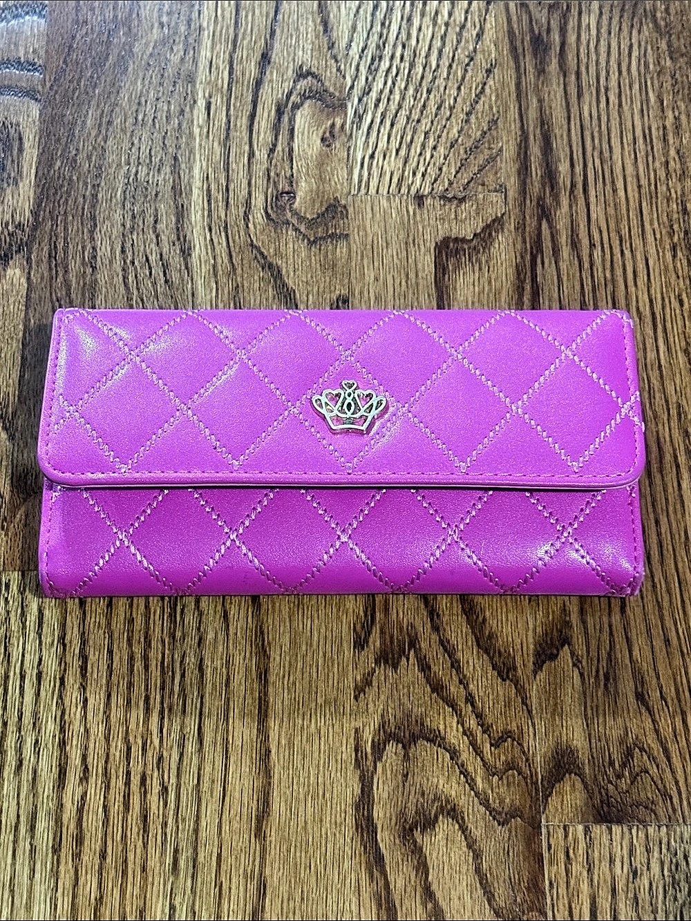 Quilted Pink Wallet